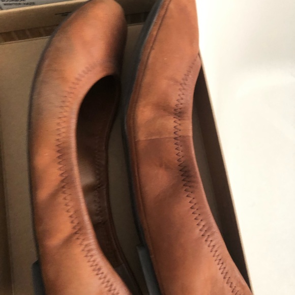 Lucky Brand leather flats in Bourbon color. Sz 7.5 - Picture 5 of 6